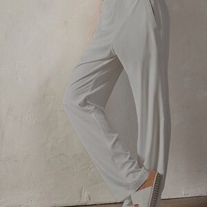 James Perse NWT Monterey Trouser SALT light grey size 3 L Large